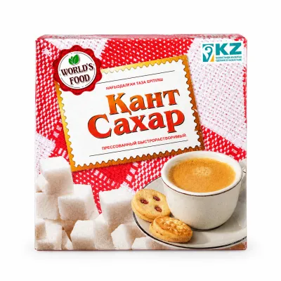 Сахар-рафинад белый кусковой Worlds FOOD, 300 г
