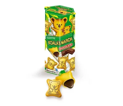 Печенье Koala’s March с шоколадной начинкой, 37 г