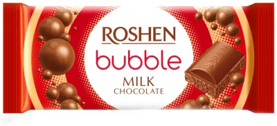 ROSHEN Bubble Milk шоколадная плитка молочный 80 г
