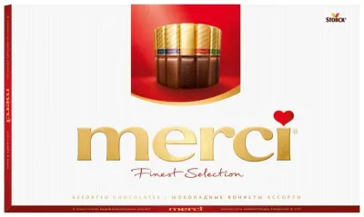 Конфеты шоколадные Merci Finest Selection 400 r