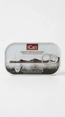 Натуральная печень трески 100г