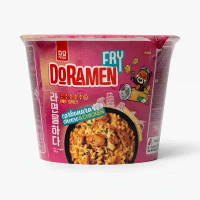 Лапша Do food fry ramen carbonara cheese with chicken bowl, сыр карбонара со вкусом курицы, 105 г