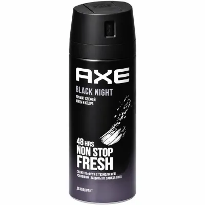 AXE дезодорант-спрей 150 мл, мужской, Black Night