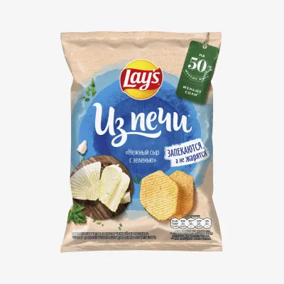 Чипсы Lay’s из печи, нежный сыр с зеленью 81 г