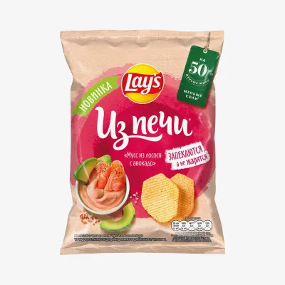Чипсы Lay’s из печи мусс из лосося с авокадо, 81 г