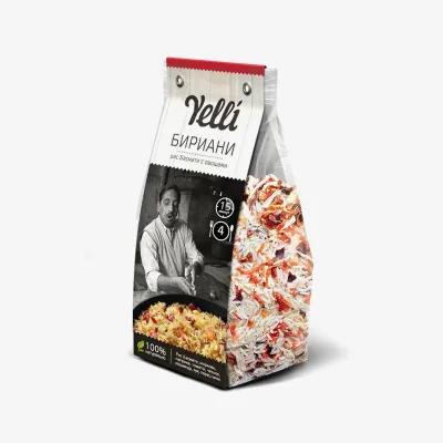 Рис Yelli басмати с овощами бириани 250 г