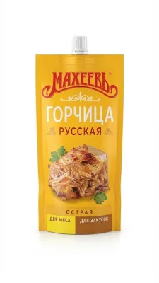 РУССКАЯ ОСТРАЯ ГОРЧИЦА «МАХЕЕВЪ» 140гр