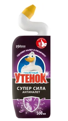 Туалетный Утёнок Средство для чистки унитаза «Антиналёт» 500 мл