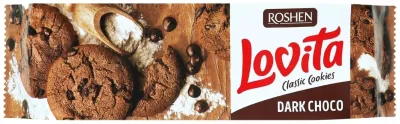 Печенье ROSHEN LoVita с какао и кусочками глазури 150 г