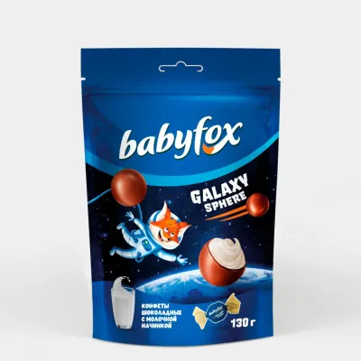 Конфеты шоколадные Babyfox Galaxy Sphere 130 г