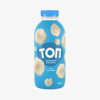 Топ Shake Пломбир 2%, 450 г