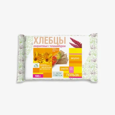 Хлебцы Di&Di амарантовые с топинамбуром 100 г