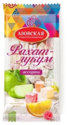 Азовская кондитерская фабрика рахат-лукум ассорти 200 г