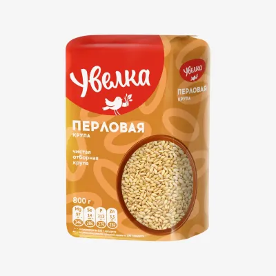 Перловая крупа Увелка отборная, 800 г