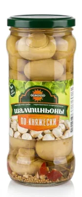 Шампиньоны маринованные «По-княжески» — Agrosso 580 мл