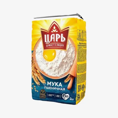 Мука Царь высший сорт, обогащенная витаминно-минеральной смесью 2 кг