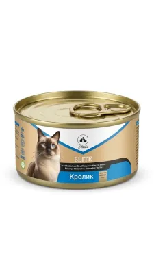 Attila ELITE — Консервированный корм «Кролик» для кошек(85г)