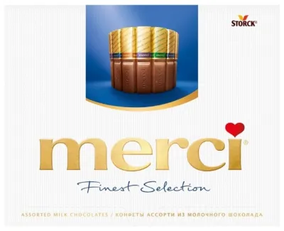 Конфеты шоколадные Merci Finest Selection 250 r