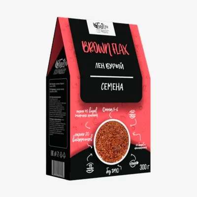 Семена TopLife Льна бурые 300 г