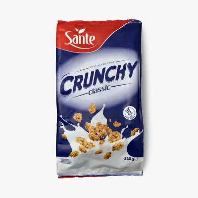 Хлопья Sante Crunchy овсяные классические натуральные, 350 г