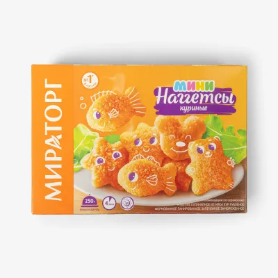 Наггетсы Мираторг куриные мини, 250 г