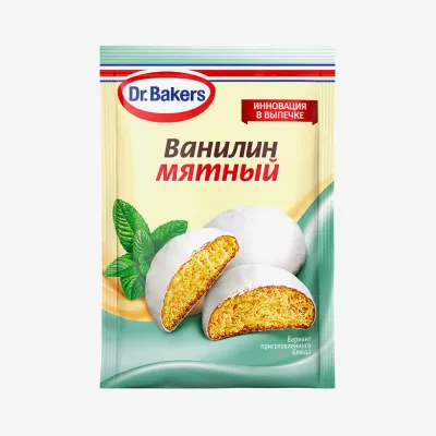 Ванилин Dr.Bakers мятный, 2 г