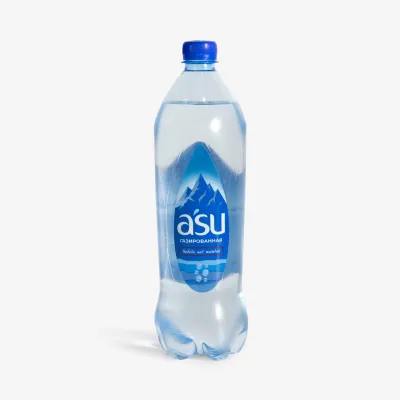 Вода Asu минеральная газированная, 1 л