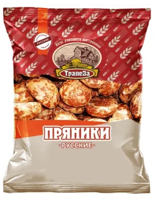 Трапеза пряники русские ванильные 350 г