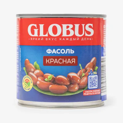 Фасоль Globus красная, 425 мл