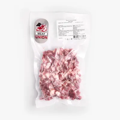 Мякоть говядины Meat Union нарезка для мант замороженная в/у 0.5 кг