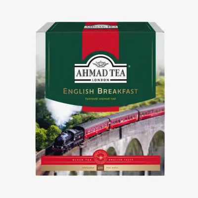 Чай Ahmad Tea черный Английский завтрак, 100 пакетиков