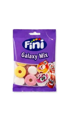 Жевательный мармелад Fini Galaxy Mix «Космический микс колечек», 90 г