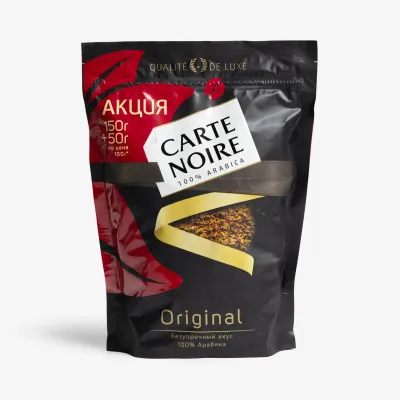 Кофе Carte Noire растворимый сублимированный 150+50 г