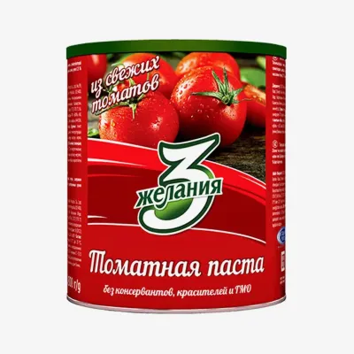 Паста 3 Желания томатная 198 г