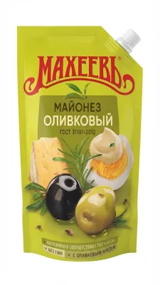 МАЙОНЕЗ ОЛИВКОВЫЙ «МАХЕЕВЪ» 380гр