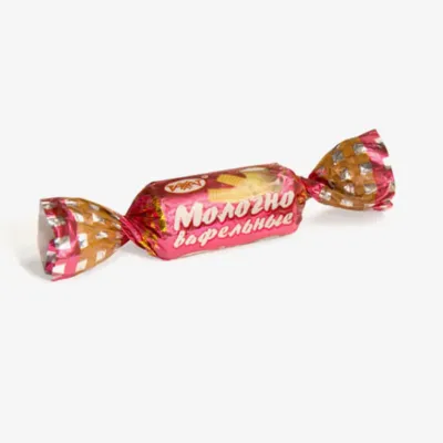 Конфеты Рахат молочно- вафельные, кг