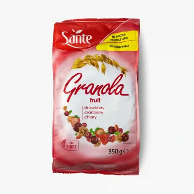 Гранола Sante с фруктами, 350 г