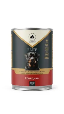 Attila ELITE — Мясной паштет «Говядина» для собак (375 г)