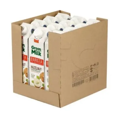 Растительное молоко "Green Milk" фундучное в коробке