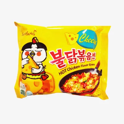 Лапша Samyang Buldak острая с курицей и сыром 140 г
