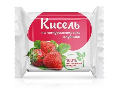 Кисель «Клубника» на натуральном соке 200 г 
