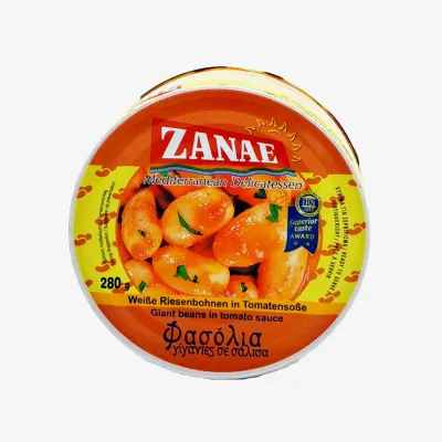 Фасоль Zanae гигантская в томатном соусе 280 г