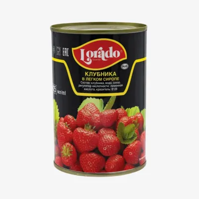 Клубника Lorado в сиропе, 425 мл