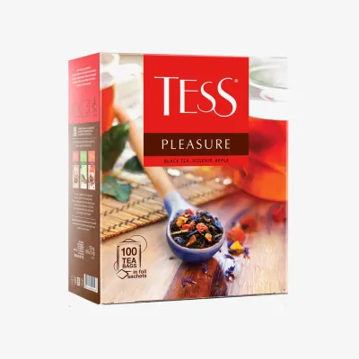 Чай Tess Pleasure черный, 100 пакетиков