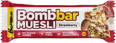 Bomb Bar батончик мюсли клубника 1 шт
