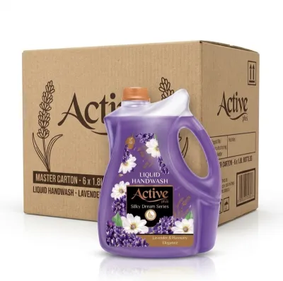 Active жидкое мыло silky dream pearl виноград и цветок 3,75 л, в коробке 4 шт