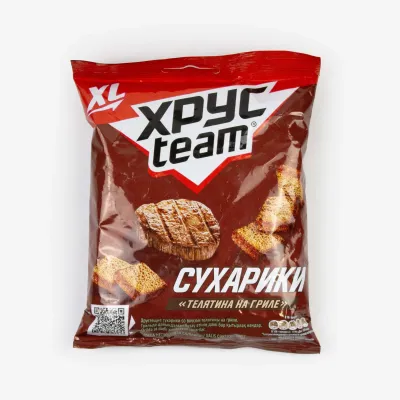 Сухарики Хрусteam телятина на гриле 100 г