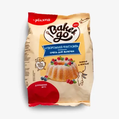Смесь Увелка Bake&Go кекс творожная фантазия 300 г
