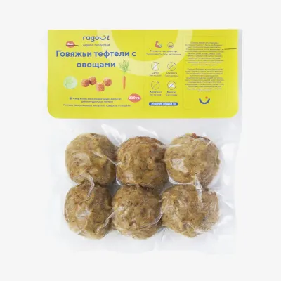 Тефтели Ragout из говядины с овощами (готовые замороженные) 300 г