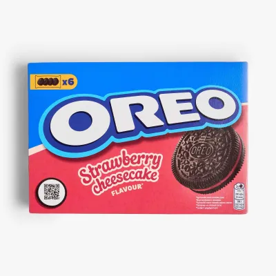 Печенье Oreo с какао и клубничной начинкой, 228 г